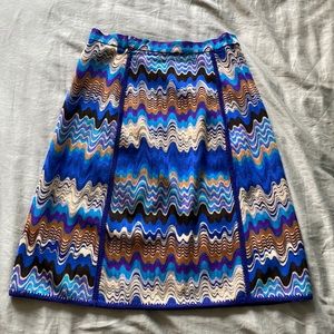 Bright Missoni midi skirt